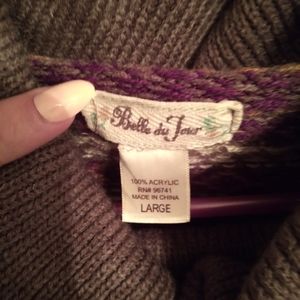 Women's long waist Acrylic Sweater